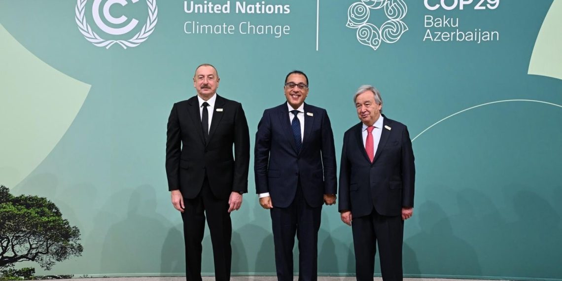 رئيس الوزراء يشارك في الجلسة الافتتاحية لقمة المناخ “كوب 29” بأذربيجان