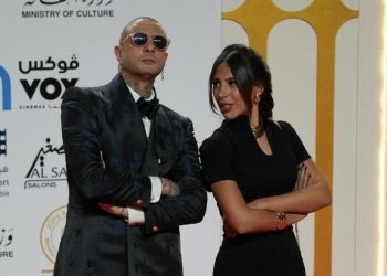 من هي ندى الألفي؟.. ظهرت مع أحمد الفيشاوي على ريد كاربت مهرجان القاهرة