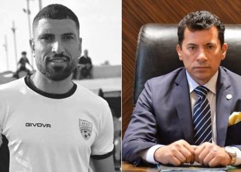 وزير الشباب والرياضة ينعى محمد شوقي لاعب نادي كفر الشيخ