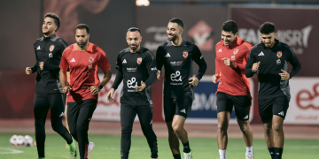 مران الأهلي| الفريق يواصل استعداداته لمباراة الاتحاد السكندري