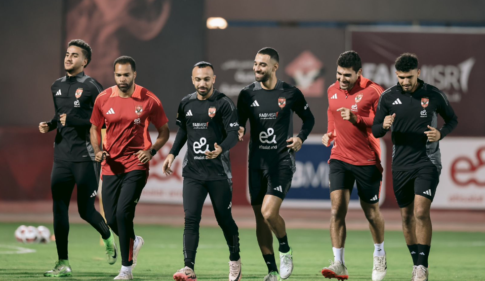 مران الأهلي| الفريق يواصل استعداداته لمباراة الاتحاد السكندري