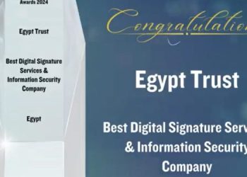 “إيجيبت تراست” تحصد جائزة أفضل شركة لخدمات التوقيع الإلكتروني وأمن المعلومات من The Global Economics لعام 2024