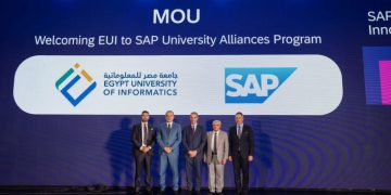 شركة SAP توقع اتفاقية تعاون مع جامعة مصر للمعلوماتية