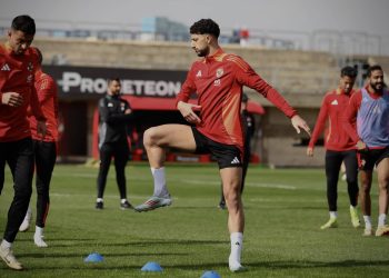 مران الأهلي الأخير قبل رحلة قطر.. كوكا يٌشارك وشوبير وهاني يواصلان التأهيل