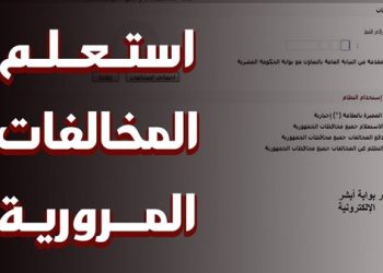 مجانًا برقم اللوحة.. رابط الاستعلام عن مخالفات المرور