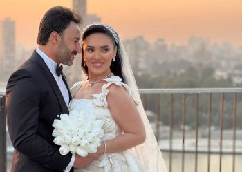 بالصور..حفل زفاف مي فاروق ومحمد العمروسي