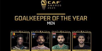 كاف يرشح أحمد الشناوي لجائزة أفضل حارس في أفريقيا 2025