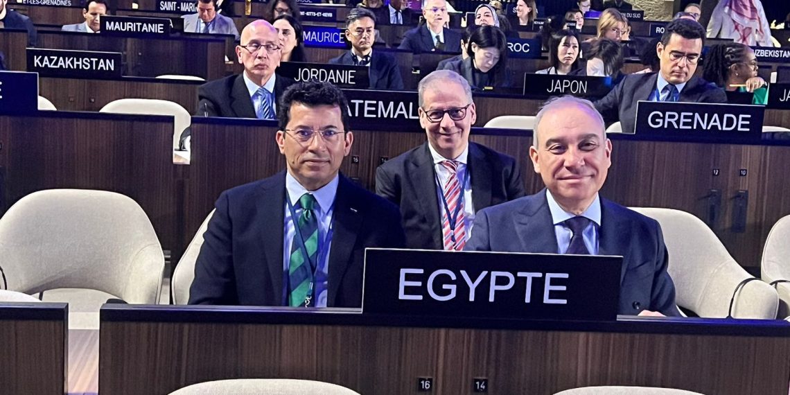 وزير الرياضة يشارك في مؤتمر الأطراف العاشر بمقر اليونسكو في باريس