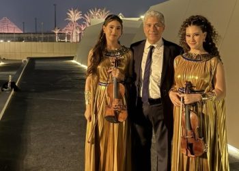 أحمد أبو زهرة يحتفل بمشاركة بناته في احتفالية المتحف المصري الكبير: “طاير من السعادة”