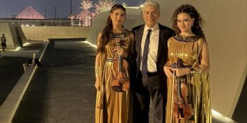 أحمد أبو زهرة يحتفل بمشاركة بناته في احتفالية المتحف المصري الكبير: “طاير من السعادة”