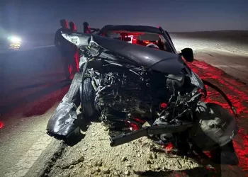 حادث مروع للفنان إسماعيل الليثي على الطريق الصحراوي