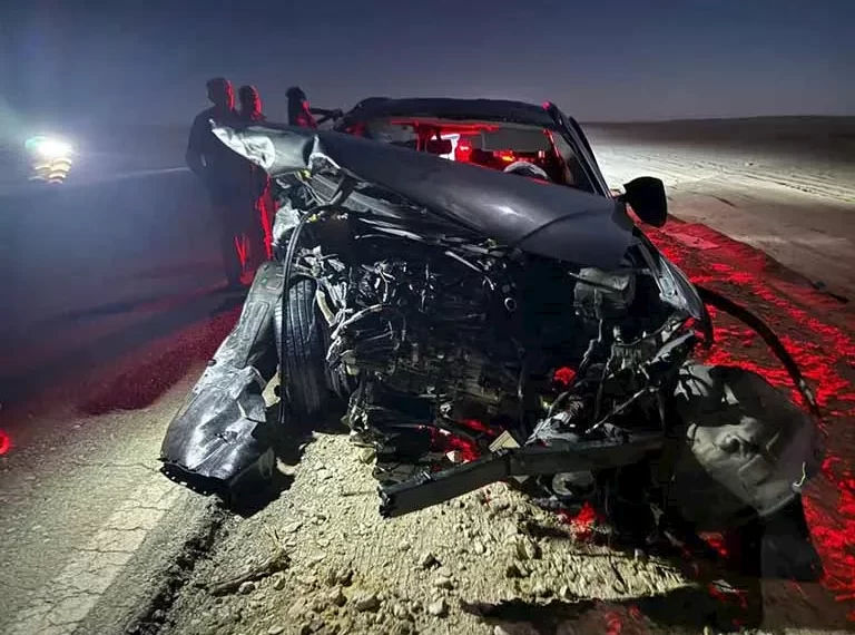 حادث مروع للفنان إسماعيل الليثي على الطريق الصحراوي