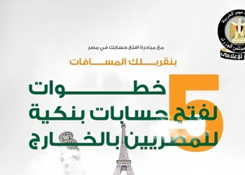 مبادرة “افتح حسابك في مصر” تتيح للمصريين بالخارج فتح حسابات بنكية عبر السفارات والقنصليات