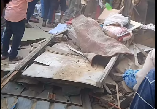 تفاصيل انهيار مبنى سكني بشارع الفلكي في الإمام الشافعي وسط القاهرة