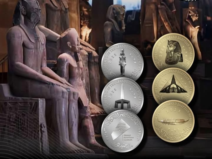 بالفيديو | كواليس إصدار العملات التذكارية بالمتحف المصري الكبير