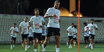 منتخب مصر يواصل تدريباته بالإمارات استعدادًا لمواجهة أوزبكستان الودية