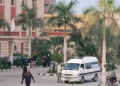 خروج جثمان إسماعيل الليثي من مستشفى ملوي في المنيا