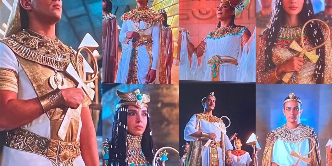 بإطلالات فرعونية ..أحمد مالك وغزي وسلمى أبو ضيف وهدى المفتي يلفتون الأنظار في افتتاح المتحف المصري الكبير