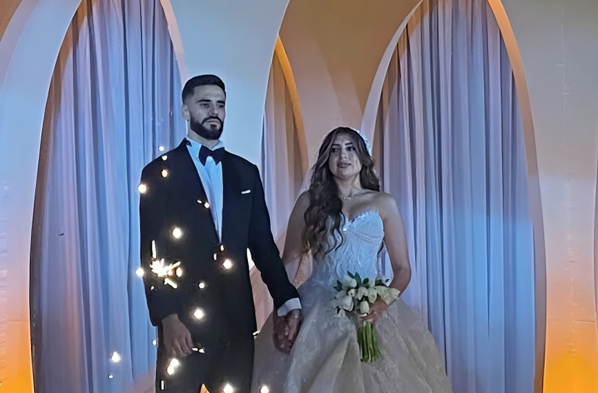 بالصور | لقطات من حفل زفاف نجم الزمالك محمود بنتايج على ابنة أحمد سليمان عضو مجلس إدارة القلعة البيضاء