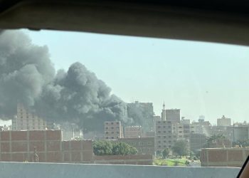 حريق مخزن مفروشات بالبراجيل..والحماية المدنية تتدخل سريعًا